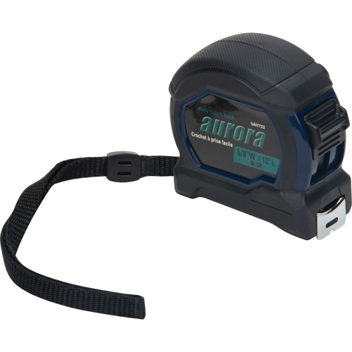 Tape Measure, 5/8" x 12', Imperial & Metric Graduations TGS INDUSTRIEL