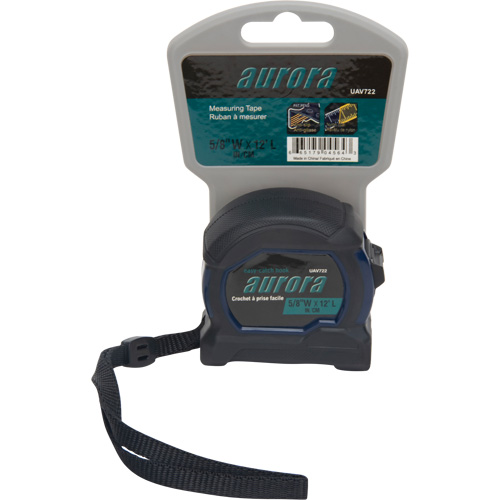 Tape Measure, 5/8" x 12', Imperial & Metric Graduations TGS INDUSTRIEL