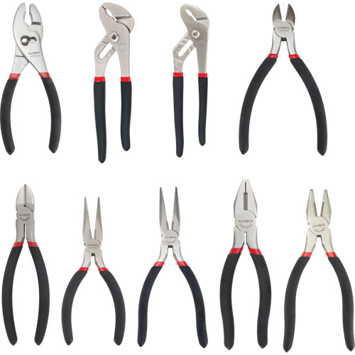 All-Purpose Plier Set, 9 Pieces TGS INDUSTRIEL