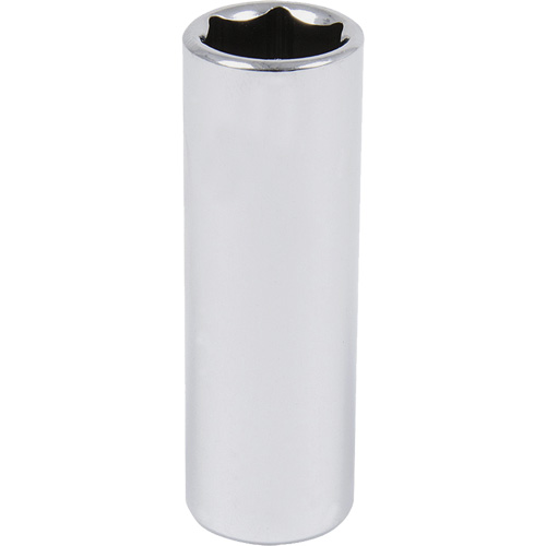 Chrome Socket, 9/16", 3/8" Drive, 6 Points, Deep TGS INDUSTRIEL