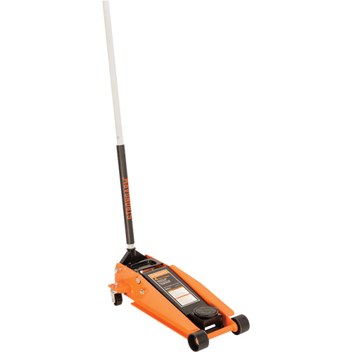 964D 2XP Floor Jack, 4 Ton(s) Capacity, 4-1/3" Lowered, 20-1/2" Raised, Manual Hydraulic TGS INDUSTRIEL