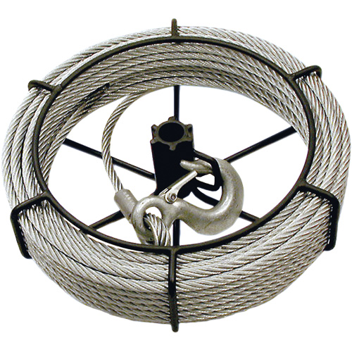 JGP-300A Assemblage de c&acirc;ble de 3 tonnes de 66' pour treuils Jet TGS INDUSTRIEL
