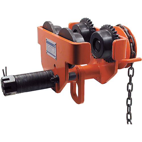 SGT Series Heavy-Duty Geared Trolley, 10000 lbs. (5 tons) Capacity, 4-1/2" - 8-1/32" TGS INDUSTRIEL