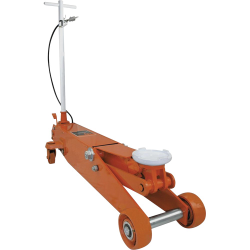 Crics de garage long ch&acirc;ssis — pneumatique, 10 tonne(s) Capacit&eacute;, Hydraulique &agrave; main TGS INDUSTRIEL