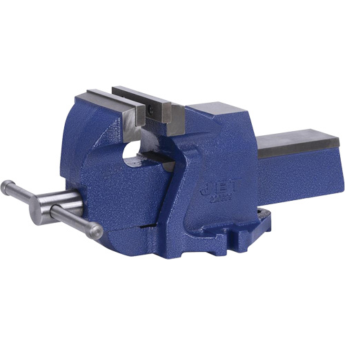 Heavy-Duty British Pattern Bench Vises, 5" Jaw Width, 3-1/4" Throat Depth TGS INDUSTRIEL