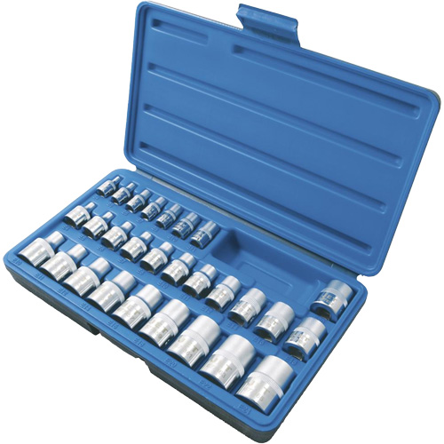 SS328TS Jeu de douilles externes, Torx, Prise 1/2"/1/4"/3/8", 28 mr TGS INDUSTRIEL