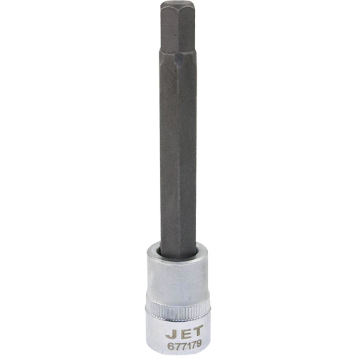 Extra-Long Bit Sockets, Hex, 9 mm x 4" L, 3/8" Drive TGS INDUSTRIEL