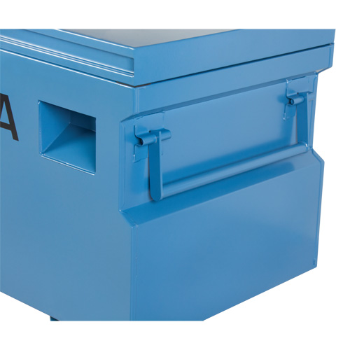 Jobsite Tool Box, 48" x 24" x 27-3/5", Steel, Blue TGS INDUSTRIEL