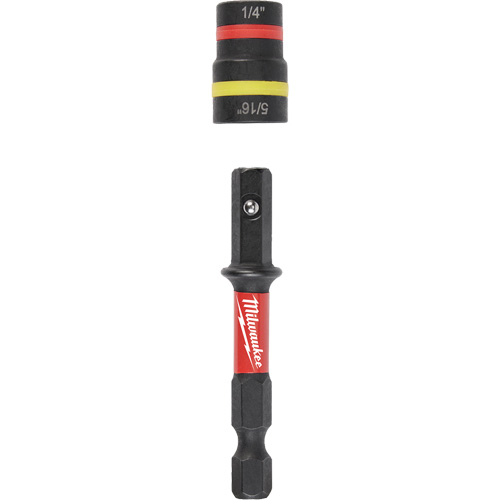 Tourne-&eacute;crou 2-en-1 Shockwave Impact Duty Quik-Clear, 5/16"/1/4" prise, 2-1/4" lo, Magn&eacute;tique TGS INDUSTRIEL