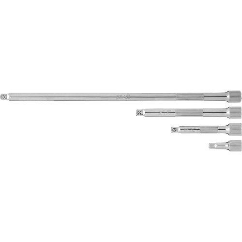 Drive Extension Set, 1/4" Drive, Chrome Finish, 4 Pcs TGS INDUSTRIEL