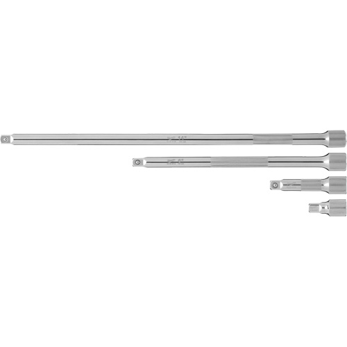Drive Extension Set, 3/8" Drive, Chrome Finish, 4 Pcs TGS INDUSTRIEL