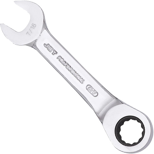 SAE Ratcheting Stubby Combination Wrench TGS INDUSTRIEL