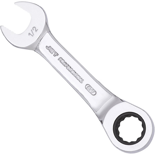 SAE Ratcheting Stubby Combination Wrench TGS INDUSTRIEL