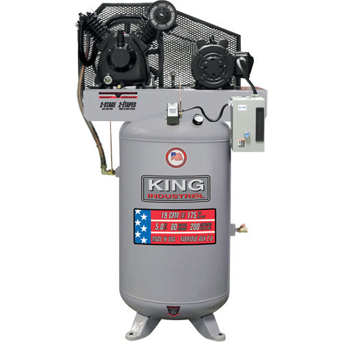Compresseur d'air biphas&eacute;, 80 gal. (96 gal. US) TGS INDUSTRIEL