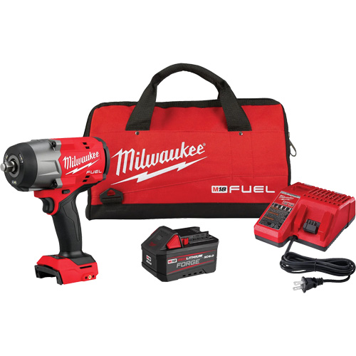 M18 Fuel High Torque Impact Wrench with Friction Ring RedLithium Forge Kit, 18 V, 1/2" Socket TGS INDUSTRIEL