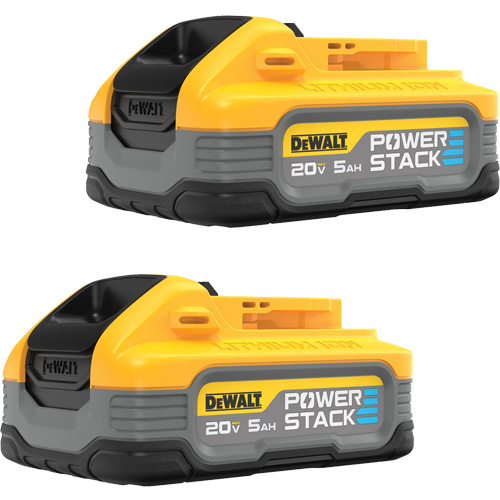 POWERSTACK Battery 2-Pack, Lithium-Ion, 20 V, 5 Ah TGS INDUSTRIEL
