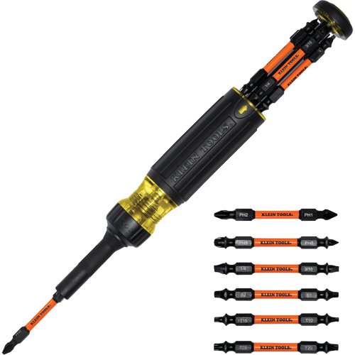 13-in-1 Ratcheting Impact-Rated Screwdriver TGS INDUSTRIEL