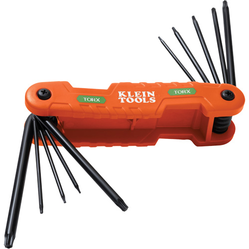 Jeu pliant de cl&eacute;s hexagonales Pro, 10 mcx, Torx TGS INDUSTRIEL
