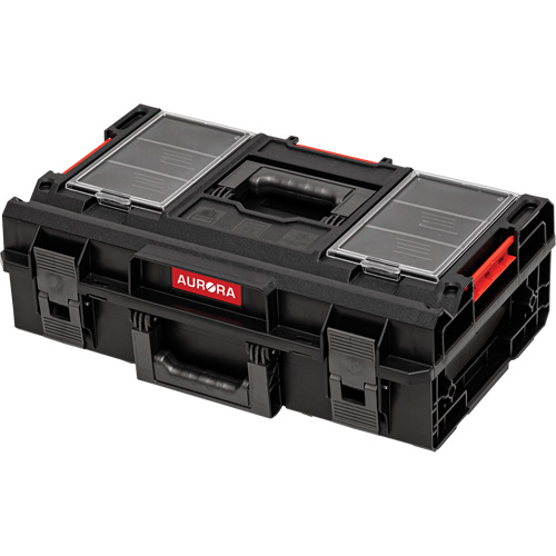 Arx Small Toolbox, 23" x 15" x 7-1/2", Black TGS INDUSTRIEL