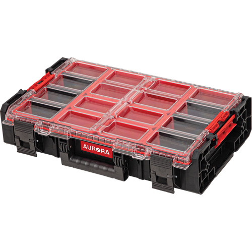 Organisateur 2 fois tr&egrave;s-grand avec bacs Arx, 23" x 15-1/5" x 6-4/5", Noir TGS INDUSTRIEL