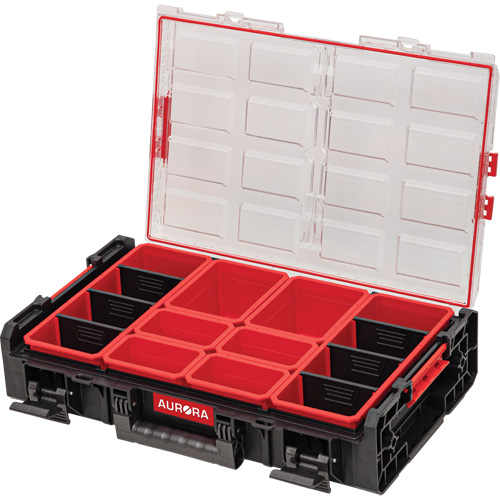 Organisateur 2 fois tr&egrave;s-grand avec bacs Arx, 23" x 15-1/5" x 6-4/5", Noir TGS INDUSTRIEL