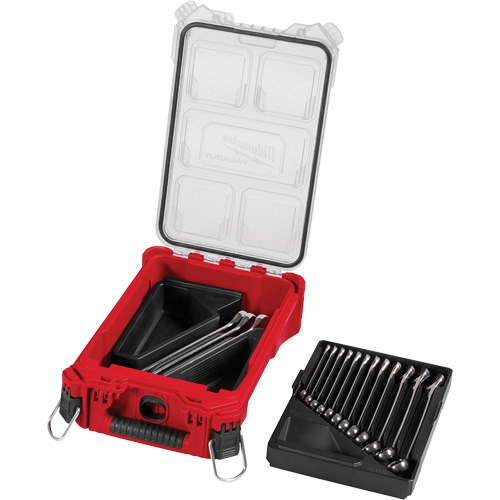 Jeu de cl&eacute;s avec organisateur compact PackOut, Combinaison, 15 morceaux, M&eacute;trique TGS INDUSTRIEL
