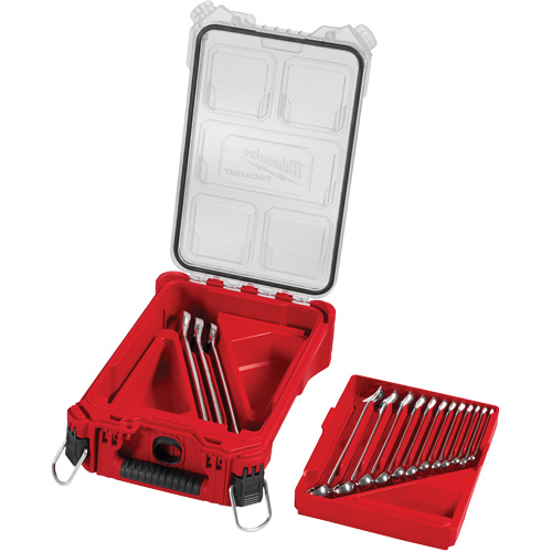 Jeu de cl&eacute;s SAE avec organisateur compact PackOut, Combinaison, 15 morceaux, Imp&eacute;rial TGS INDUSTRIEL
