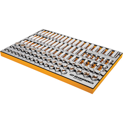 Jeu d'outils pour maître m&eacute;canicien MEGAMOD dans des plateaux en mousse modulaire de premi&egrave;re qualit&eacute; avec rangement d'outils, 1024 morceaux TGS INDUSTRIEL