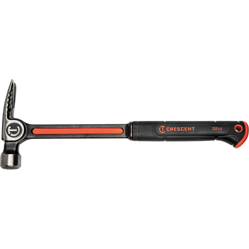 Marteau de charpente en acier avec face meul&eacute;e, 22 oz, Prise en Acier plein, 16" lo TGS INDUSTRIEL