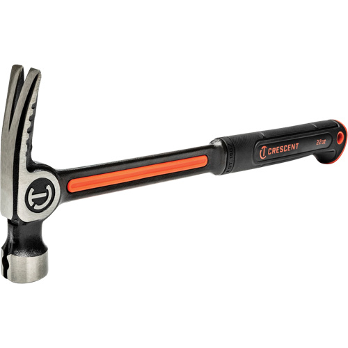 Marteau de charpente en acier avec face meul&eacute;e, 22 oz, Prise en Acier plein, 16" lo TGS INDUSTRIEL