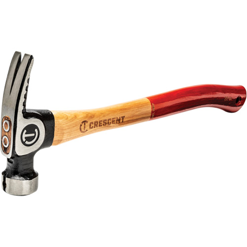 Marteau de charpente &agrave; face meul&eacute;e, 22 oz, Prise en Bois, 18" lo TGS INDUSTRIEL