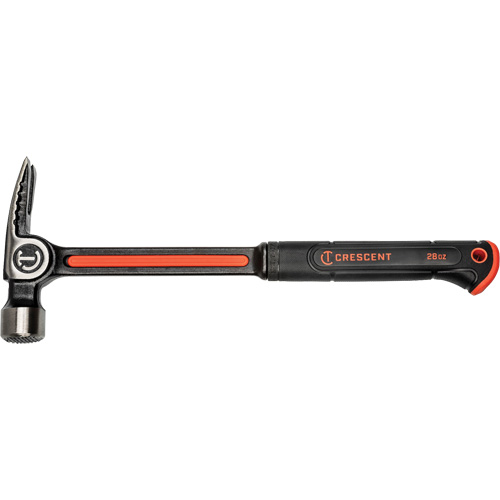 Marteau de charpente &agrave; face meul&eacute;e, 28 oz, Prise en Acier plein, 16" lo TGS INDUSTRIEL