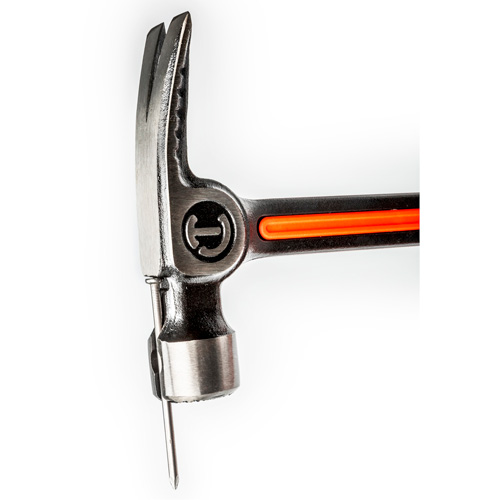 Marteau de charpente &agrave; face meul&eacute;e, 28 oz, Prise en Acier plein, 16" lo TGS INDUSTRIEL