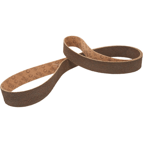 Courroie de conditionnement de surface Scotch-Brite, 3" la x 10-11/16" lo, Oxyde d'aluminium, Grain Cors&eacute; TGS INDUSTRIEL
