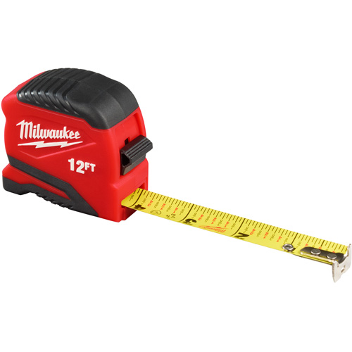 Ruban &agrave; mesurer compact, 13/16" x 12' TGS INDUSTRIEL