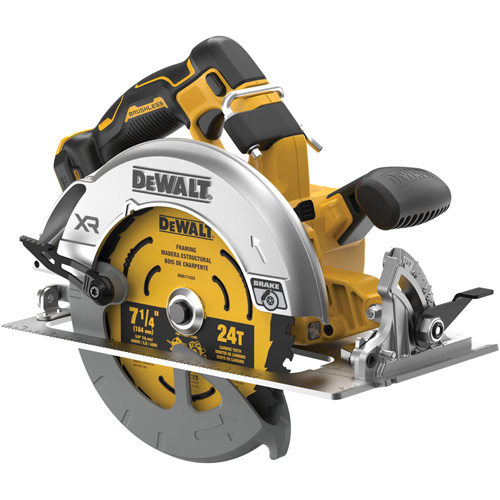 Scie circulaire sans fil et sans balai XR (outil seulement), 7-1/4", 20 V TGS INDUSTRIEL