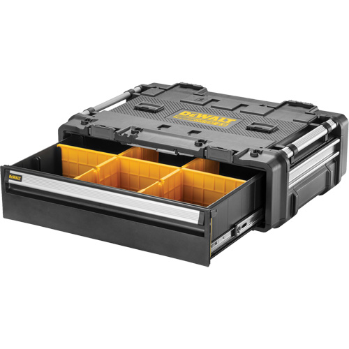 Tiroir 2.0 DXL TOUGHSYSTEM, 30" x 21-13/20" x 9-17/20", Noir/Jaune TGS INDUSTRIEL