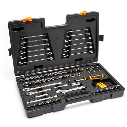 Jeu doutils de qualit&eacute; professionnelle &agrave; 72 dents, 6 pans et &agrave; prise 3/8" et 1/4" TGS INDUSTRIEL
