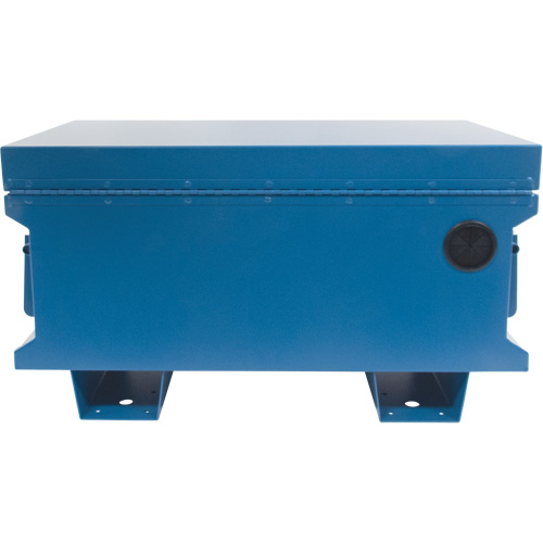 Coffre &agrave; outils de chantier, 33" x 20-3/10" x 18-3/10", Acier, Bleu TGS INDUSTRIEL