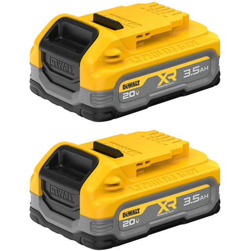 XR POWERSTACK Battery - 2-Pack , Lithium-Ion, 20 V, 3.5 Ah TGS INDUSTRIEL