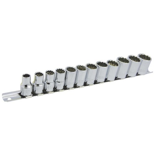 SS3812M-12 12-Point Metric Socket Set, 12 Pcs, 3/8" Drive Size TGS INDUSTRIEL