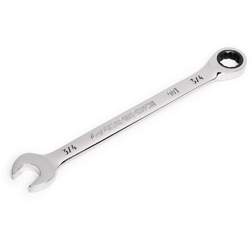 Cl&eacute; &agrave; cliquet combin&eacute;e &agrave; 90 dents, 12 pans, 3/4", Fini Chrome TGS INDUSTRIEL