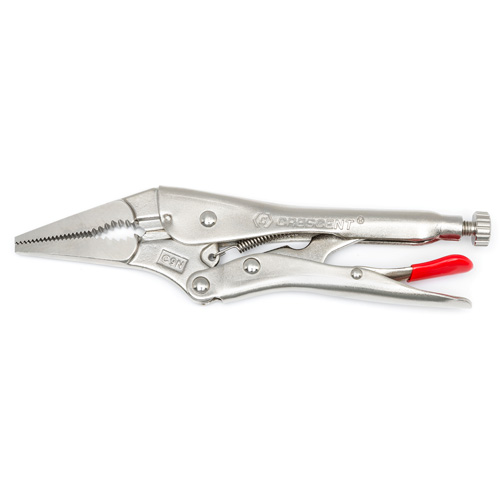 Locking Pliers with Wire Cutter, 9" Length, Long Nose TGS INDUSTRIEL