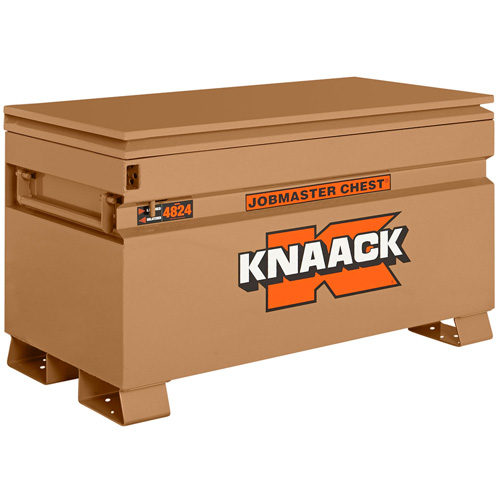 Coffre de chantier mod&egrave;le 4824 avec cadenas, 48" x 24" x 28-1/2", Acier, Havane TGS INDUSTRIEL