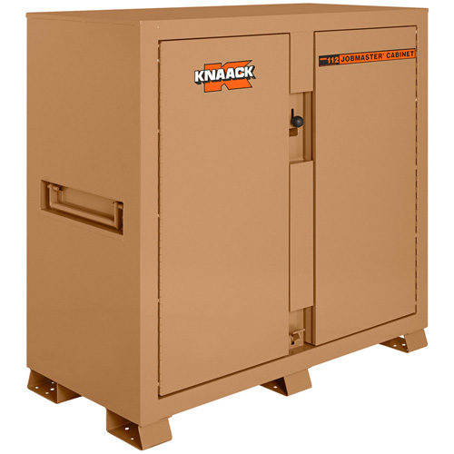 Armoire de chantier mod&egrave;le 112 avec cadenas, Acier, 54,9 pi³, Havane TGS INDUSTRIEL