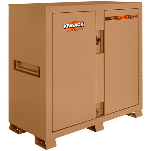 Armoire de chantier mod&egrave;le 139 avec cadenas, Acier, 59,4 pi³, Havane TGS INDUSTRIEL
