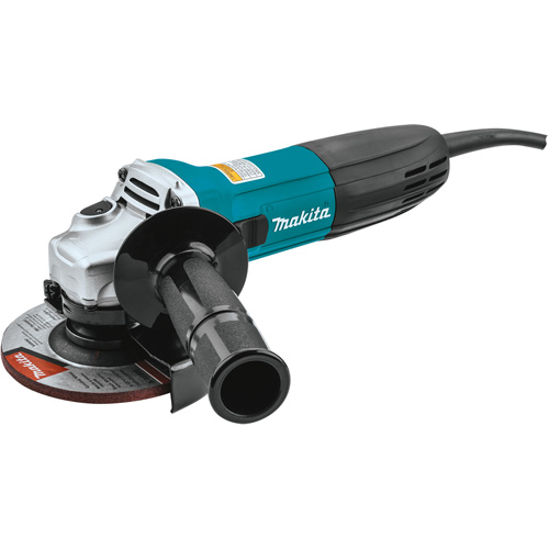 Meuleuse &agrave; angle avec interrupteur au pouce, 4-1/2", 120 V, 6 A, 11000 Tr/min TGS INDUSTRIEL