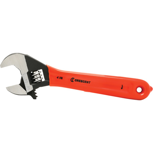 Adjustable Wrench, 4" L, 1/2" Max Width, Black Oxide TGS INDUSTRIEL