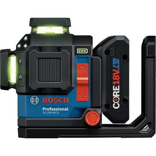 360 Connected Green-Beam Three-Plane Leveling and Alignment Laser TGS INDUSTRIEL
