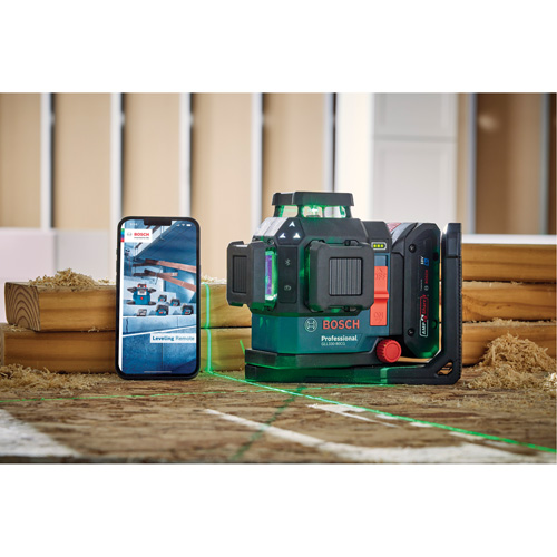 360 Connected Green-Beam Three-Plane Leveling and Alignment Laser TGS INDUSTRIEL